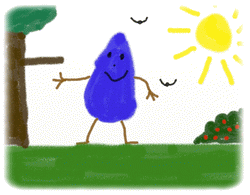 Blaue Kartoffel Kinder Geschichten