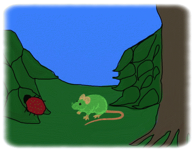grüne Mäusekind Kinder Geschichten